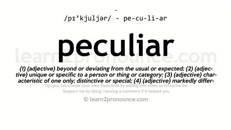 pecullar meaning|PECULIAR Definition & Meaning .
